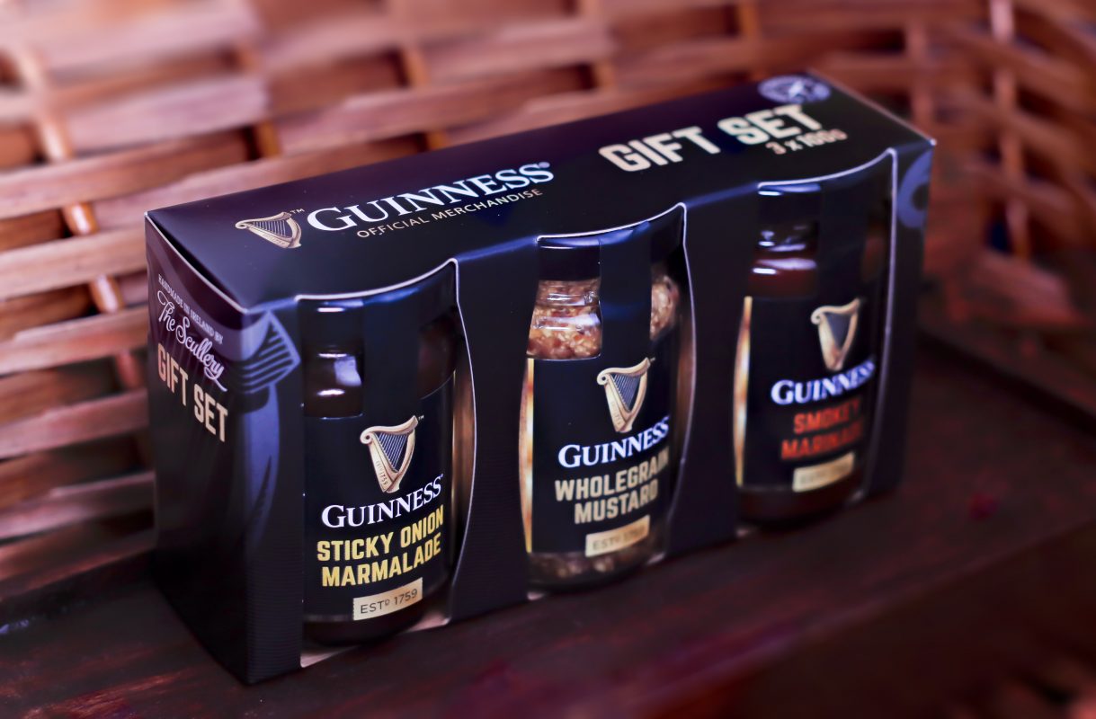 Guinness Sticky Onion Marmalade, Guinness Wholegrain Mustard, Guinness Smokey Marinade